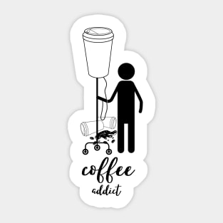 coffee addict Sticker